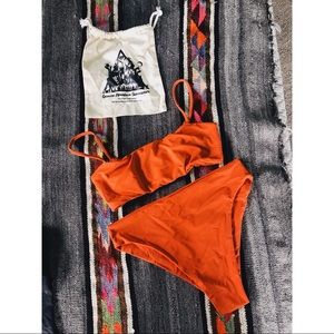 Gemini Mountain Swimwear in Sunrise size Large
